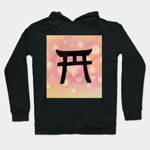 Torii Gate Hoodie by lindaursin